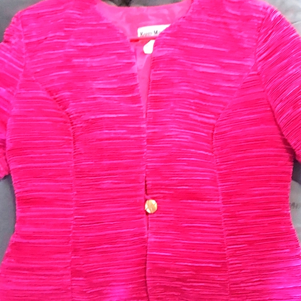 Pink Karen Miller blazer size 12